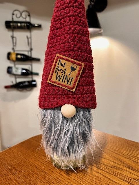 Gnome Wine Bottle Toppers - Wine Themed