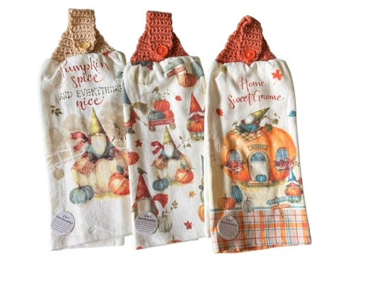 Kitchen Towels - Gnomes - Fall