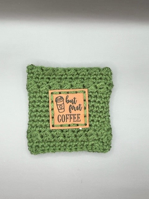 Crochet Coffee Sleeve - Coffee Themed