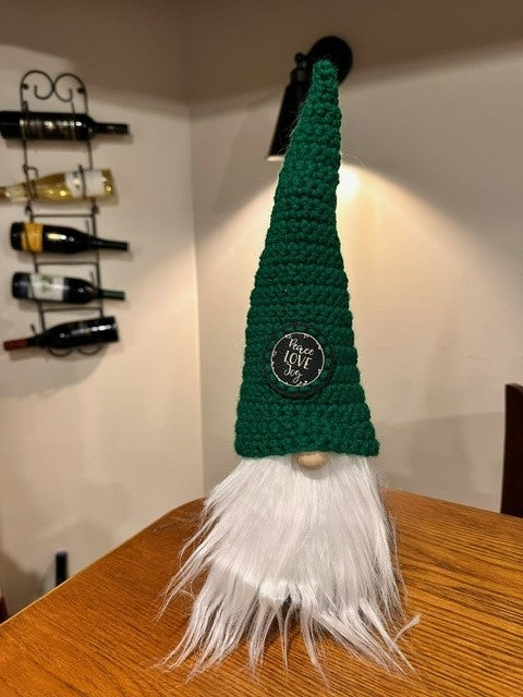 Gnome Wine Bottle Toppers - Holiday Themed