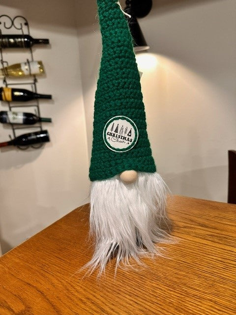 Gnome Wine Bottle Toppers - Holiday Themed