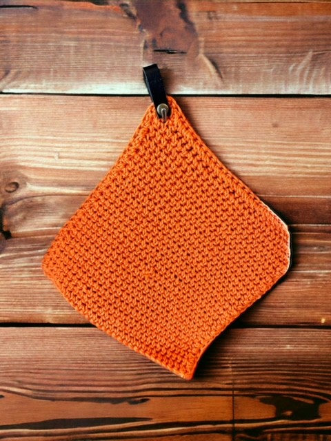 Pot Holders 8X8 with Leather Straps