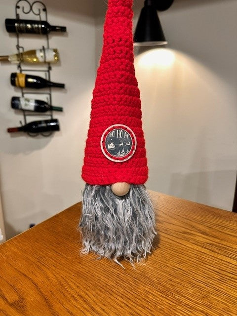 Gnome Wine Bottle Toppers - Holiday Themed