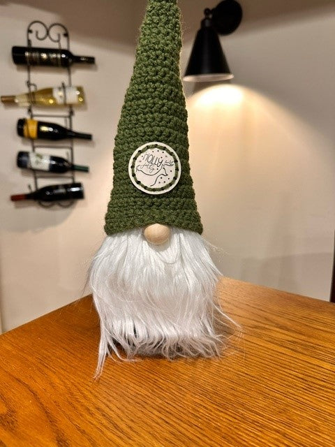 Gnome Wine Bottle Toppers - Holiday Themed