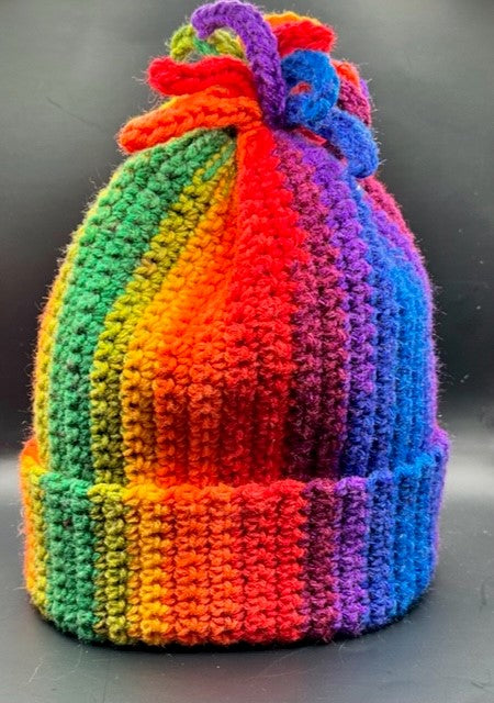 Kids Sized Hat - Multi "crayon" colors