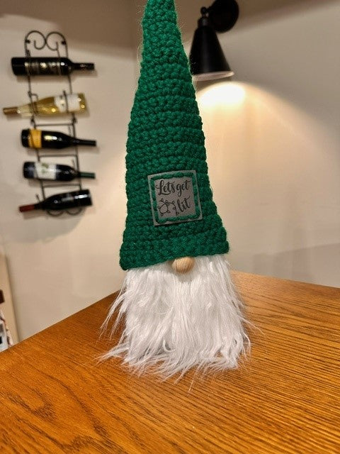 Gnome Wine Bottle Toppers - Holiday Themed