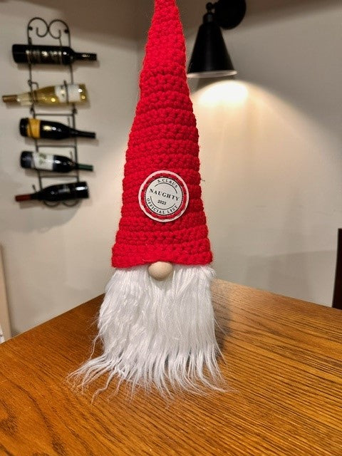 Gnome Wine Bottle Toppers - Holiday Themed