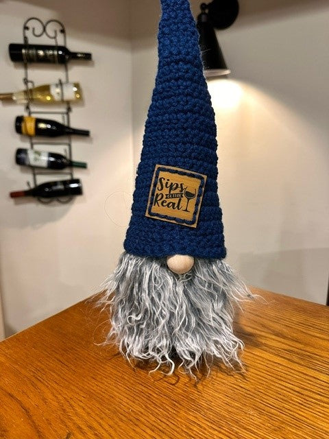 Gnome Wine Bottle Topper - Wine Themed