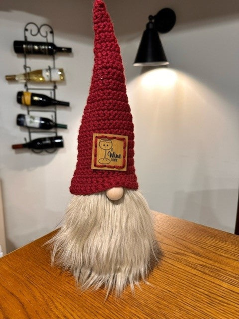 Gnome Wine Bottle Topper - Wine Themed